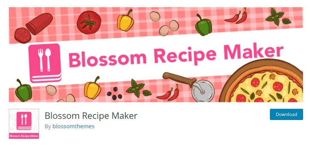 7 – إضافة Blossom Recipe Maker