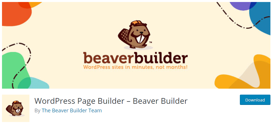 إضافة Beaver Builder