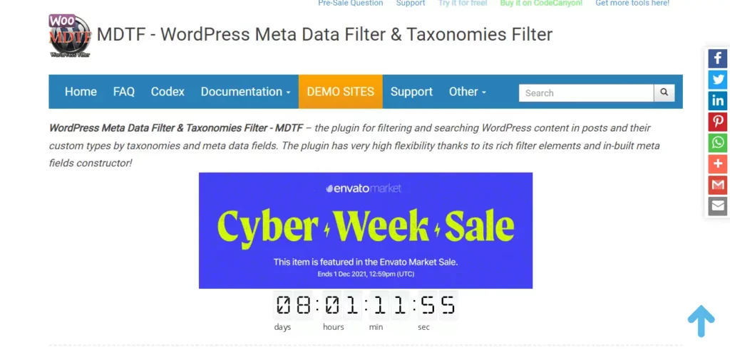 7. إضافة MDTF – WordPress Meta Data