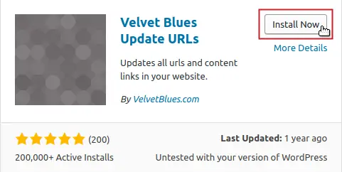 1. إضافة Velvet Blues Update URLs