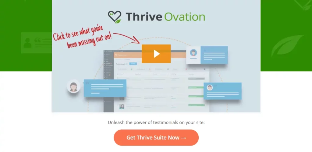 1. إضافة Thrive Ovation